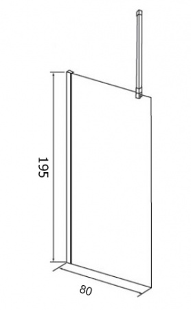 ������� ����������� RGW Walk In WA-03 800�1950 ������� ����, ������ ������