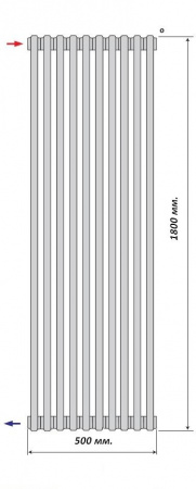 ����������� �������� PURMO Delta Laserline 12 ������,DL 3180x12 AB/ ������������ �������� ����� � ������� ������������