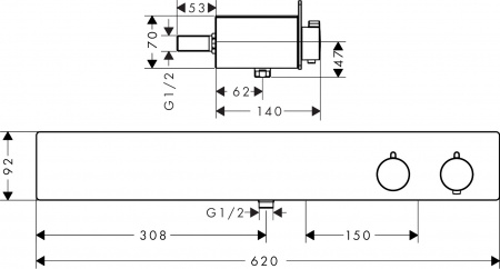 ��������� Hansgrohe ShowerTablet 13108000 ��� ����