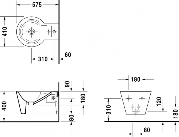 ���� ��������� Duravit Starck 1 02741500001-WG ������������ ��������