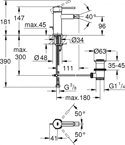 ��������� Grohe Essence New 32935EN1 ��� ����, ������