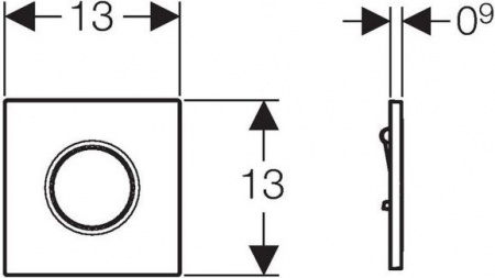 ������ �������������� ����� Geberit Sigma 01 116.031.21.5 ������ �� �������, ��� ��������