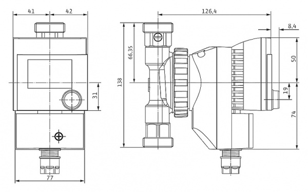 �������������� ����� Wilo STAR-Z 15 TT