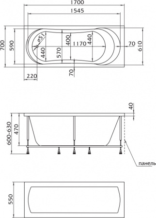 ��������� ����� Marka One Libra 170x70