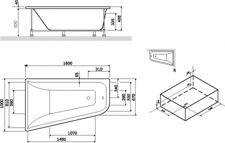 ��������� ����� AM.PM Spirit V2.0 W72A-160R100W-A2 160x100 � �������� + ������ �� ����� + ���������� AM.PM �� 30 ���� �������� �� �����������