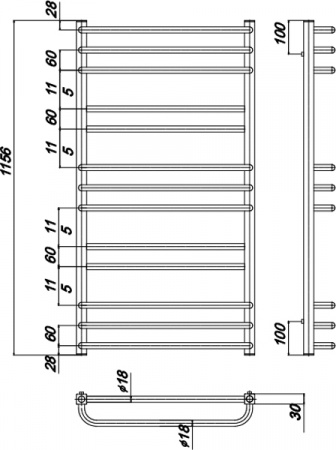 ����������������� ������� Ravak Cube 500x1000
