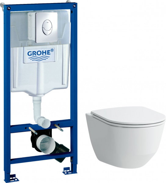 �������� ����������� Grohe Rapid SL 3 � 1 � ������� ����� + ������ Laufen Pro Rimless ������������