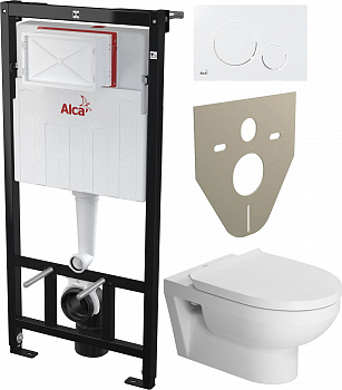 �������� ������ ��������� Duravit DuraStyle 45620900A1 ������������ + ������� ����������� ��� �������� AlcaPlast Sadromodul AM101/1120-001 � ������� � �������������