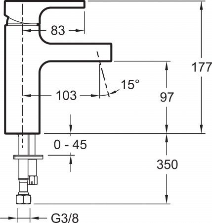 ��������� Jacob Delafon Strayt E98339-CP ��� ��������