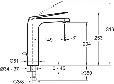 ��������� Jacob Delafon Avid E97347-ND-CP ��� ��������