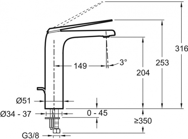 ��������� Jacob Delafon Avid E97347-ND-CP ��� ��������