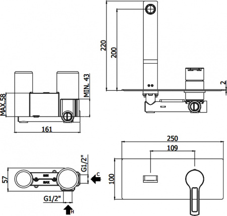 ��������� Paffoni Ringo RIN105BO � ���������� ������, ��� ��������