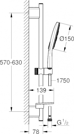 ������� �������� Grohe Rainshower SmartActive 26591000