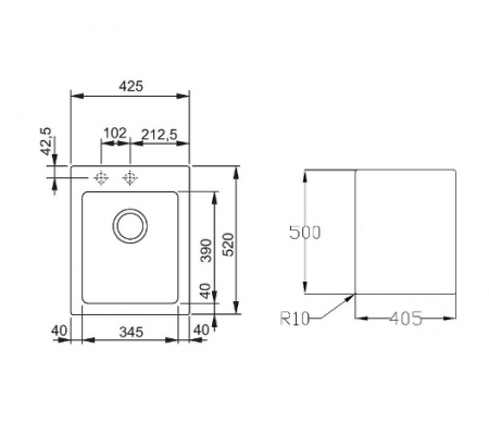 ����� �������� Franke Maris MRG 610-42 �������
