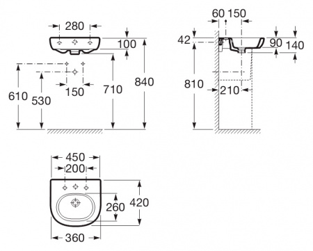  Roca Meridian Compact 327245000 (45 )