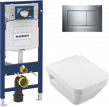     Villeroy & Boch Architectura 5685HR01  ,  +     Geberit Duofix UP 320 111.300.00.5  +     Geberit Duofix 111.815.00.1   +  