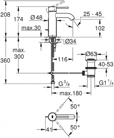 ��������� Grohe Essence New 23589DA1 ��� ��������