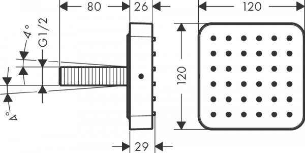������� �������� Axor Citterio E 36822300 ������������ ������� ������