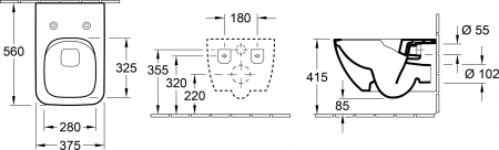 ������ ��������� Villeroy & Boch Venticello 4611RLR1 ���������� �����, ������������
