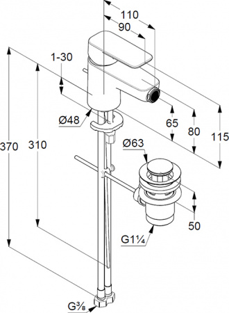 ��������� Kludi Pure&Style 402160575 ��� ����