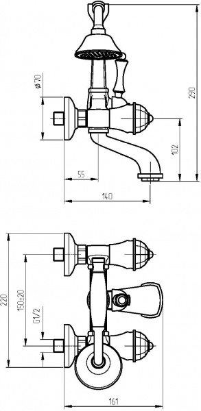 ��������� Migliore Korona Crystall 27307 ��� ����� � �����, ����