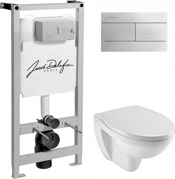 ��������  ������� ����������� ��� �������� Jacob Delafon E5504-NF + ���� ��� ������� ���������� Jacob Delafon Patio EDV102-00 + ������ ����� Jacob Del