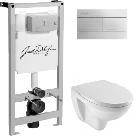 ��������  ������� ����������� ��� �������� Jacob Delafon E5504-NF + ���� ��� ������� ���������� Jacob Delafon Patio EDV102-00 + ������ ����� Jacob Del