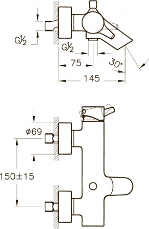 ��������� VitrA Nest Trendy A42242EXP ��� ����� � �����