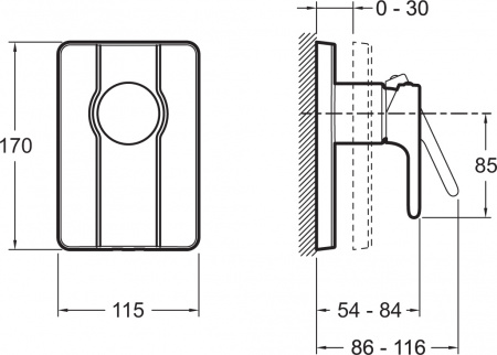 ��������� Jacob Delafon Singulier E98708-CP ��� ����