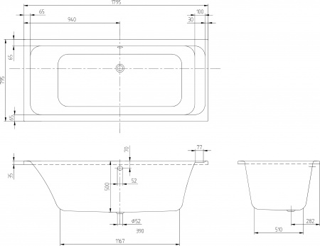 ��������� ����� Villeroy & Boch Omnia Architectura UBA180ARA2V-01 180x80 ���������� �����