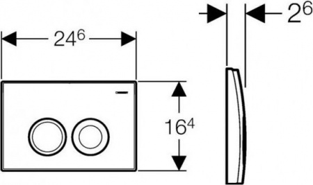 ������ ����� Geberit Delta 21 115.125.11.1 ���������� �����