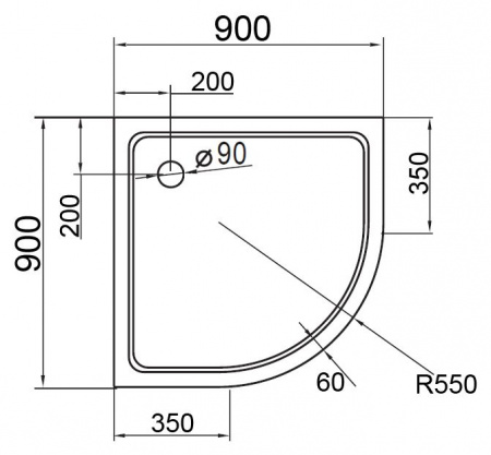 ������ ��� ���� Cezares SMC R 90x90 ��