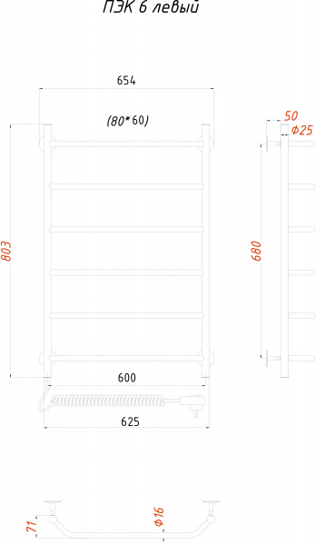 ����������������� ������������� ������ ��� 6 80x60, L