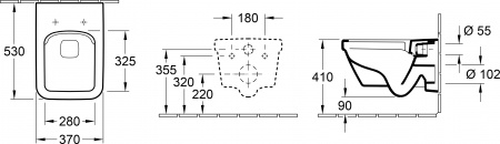 ������ ��������� Villeroy & Boch Architectura 5685HR01 ���������� �����, ������������
