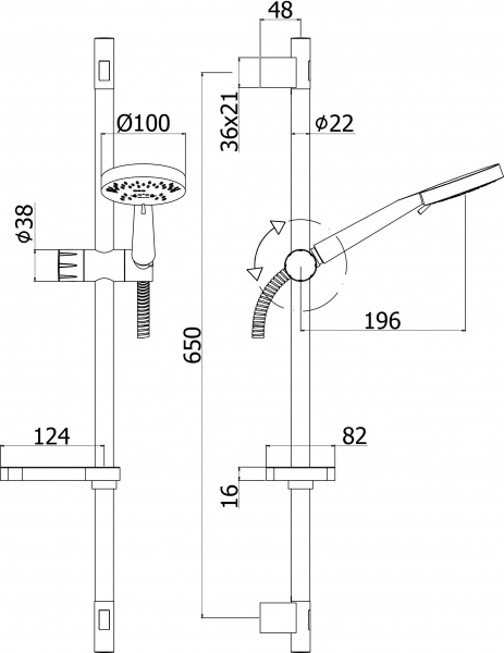 ������� �������� Paffoni Luna ZSAL206CR