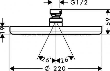������� ��� Hansgrohe Croma 220 26464000