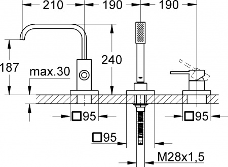 Grohe Allure 19316000   