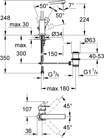 ��������� Grohe Eurocube 23135000 ��� ��������