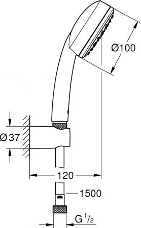 ������� �������� Grohe Tempesta Cosmopolitan 26084002