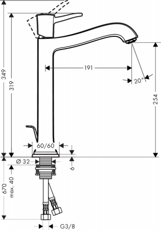 ��������� Hansgrohe Metropol Classic 31303000 ��� ��������