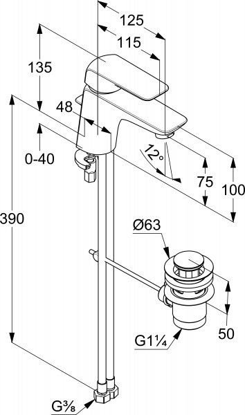 ��������� Kludi Ameo 410290575 ��� ��������