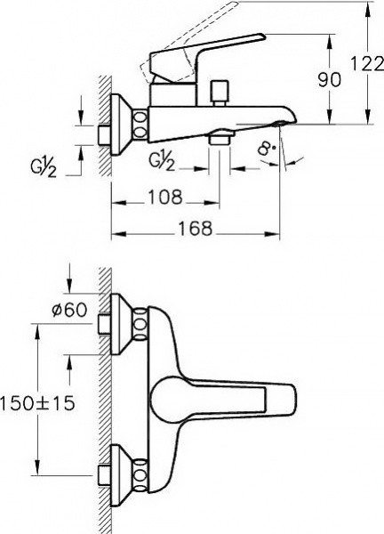 ��������� VitrA Axe S A41070EXP ��� ����� � �����