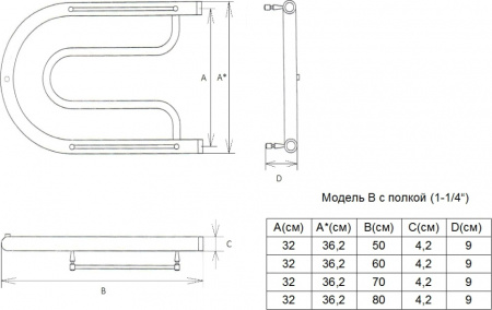 ����������������� ������� ���� B 32/50 1" - 1/2" � ������