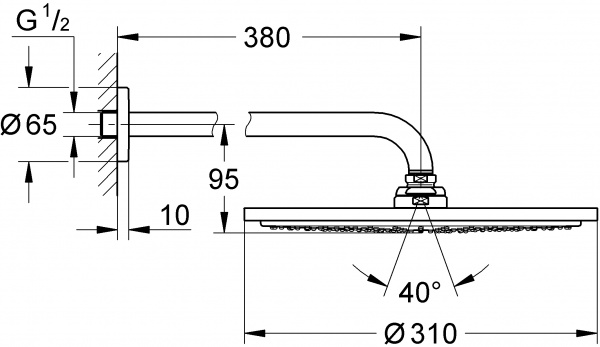 ������� ��� Grohe Rainshower 26066EN0