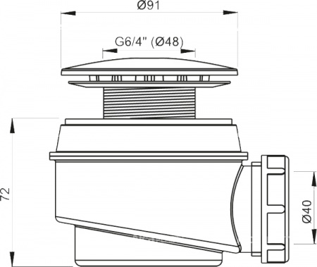 ����� ��� ������� AlcaPlast A47CR-60