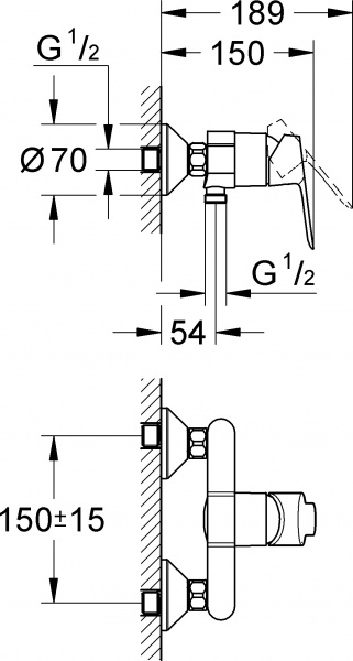  Grohe BauEdge 23333000  