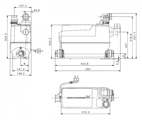 ��������������� ����� Grundfos Sololift2 C-3 (��������).