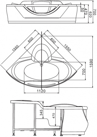 ��������� ����� Gemy G9025 II B 155x155