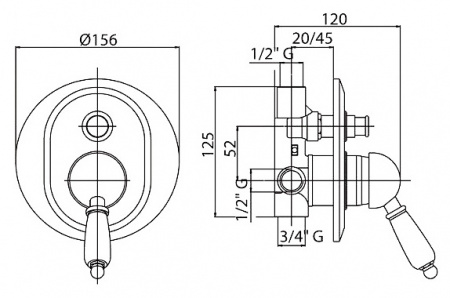 ��������� Cezares Vintage VDIM-01-Sw � ���������� ������