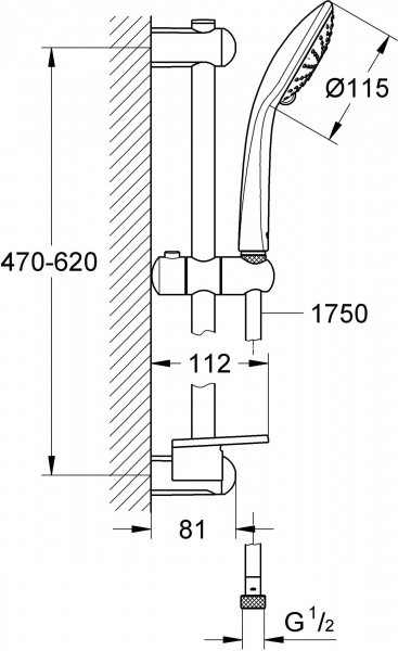 ������� �������� Grohe Euphoria 110 Duo 27230001